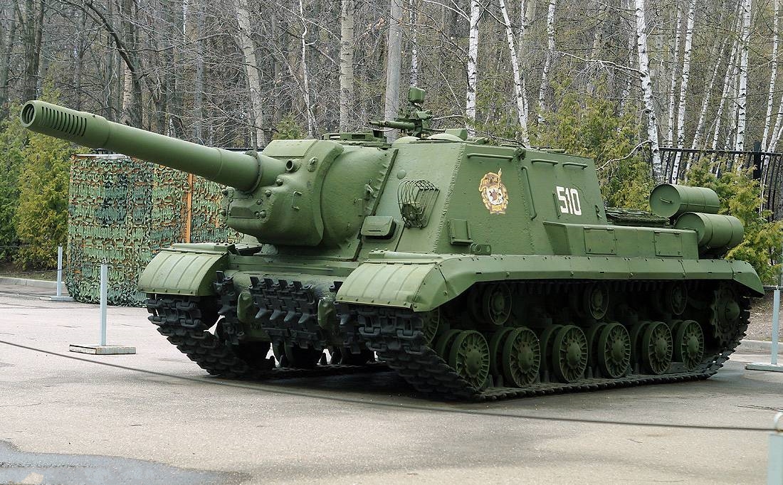 苏联isu-122坦克车,面临火炮不足隐患,但实力不俗!