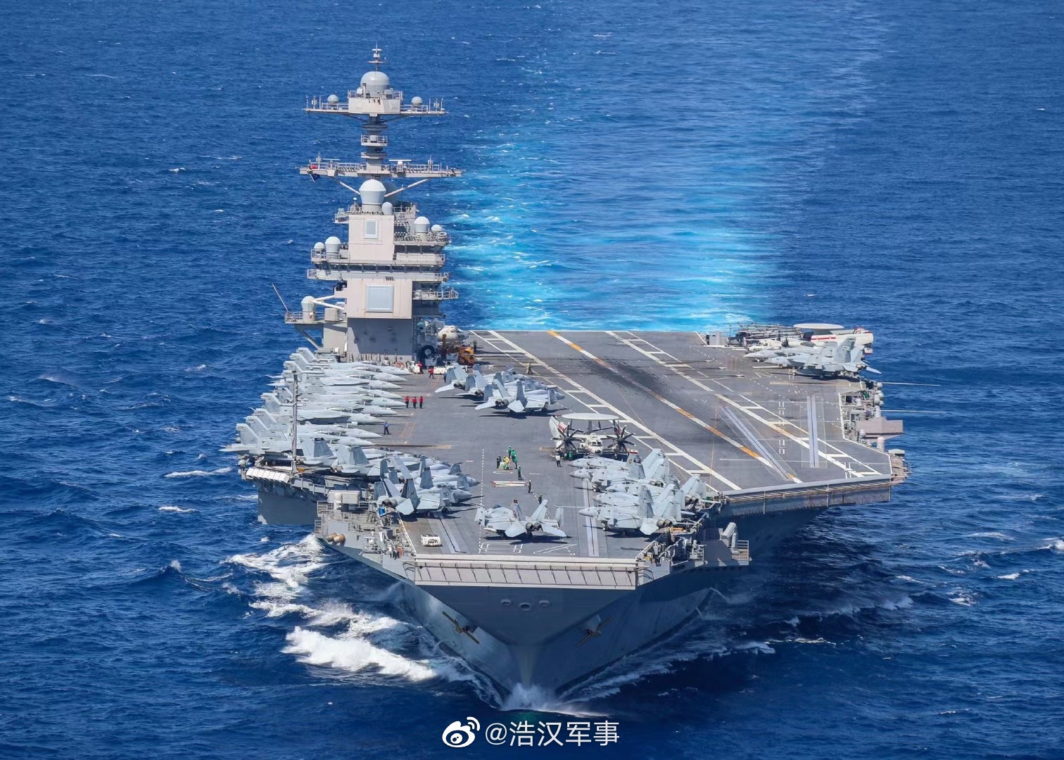 美国海军"福特"号核动力航母最新照片_高清图集_新浪网