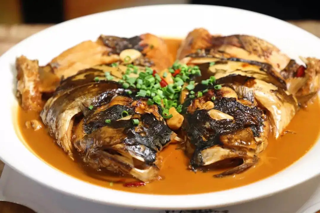宁波美食亭下湖红烧鱼头__财经头条