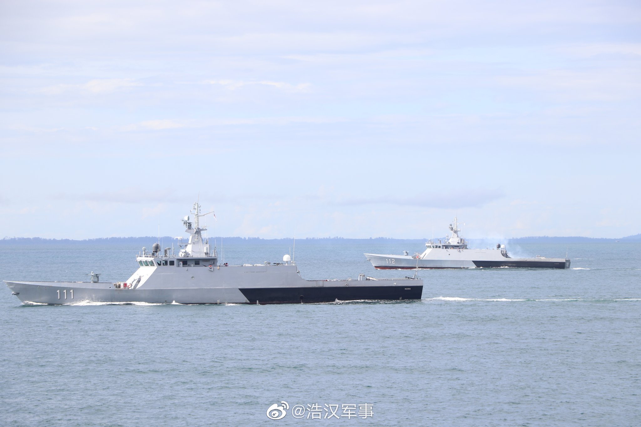 马来西亚海军与海警进行反海盗演习……_高清图集_新浪网