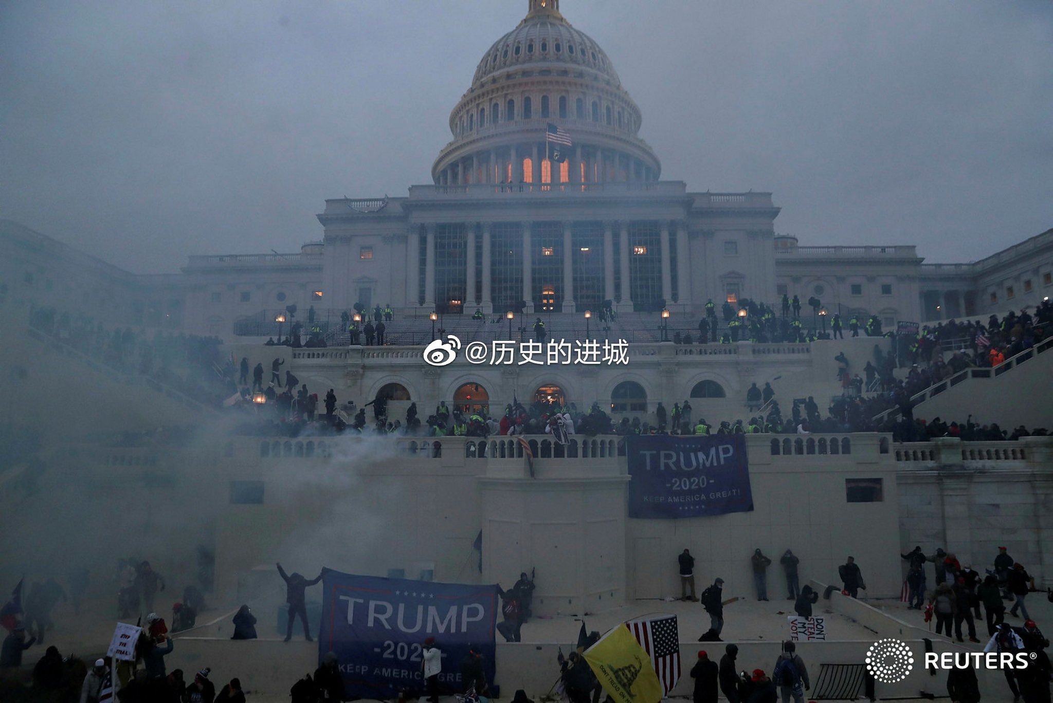 红脖子占领之后的美国国会大厦