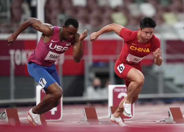 东京奥运会苏炳添出战男子百米决赛精彩瞬间