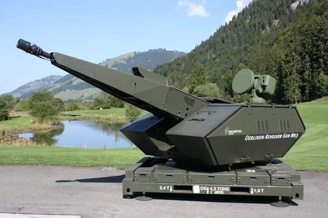 乌克兰收获莱茵35mm高射炮,搭载厄利空转膛炮,能打无人机|无人机|厄利