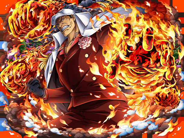 岩浆果实的拥有者,为海军大将赤犬(萨卡斯基),这颗恶魔果实同样为火