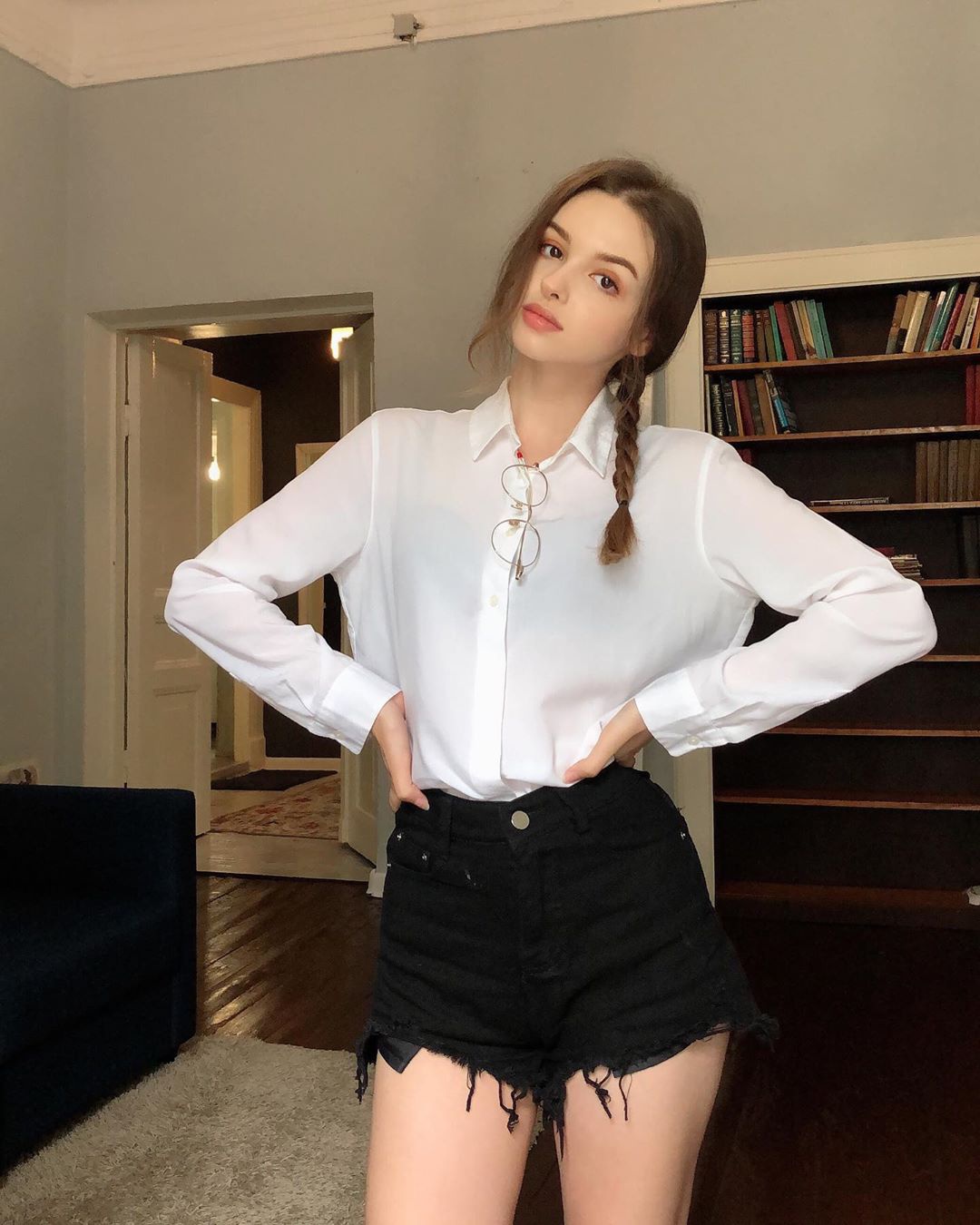 俄罗斯混血小美女,这个颜值爱了
