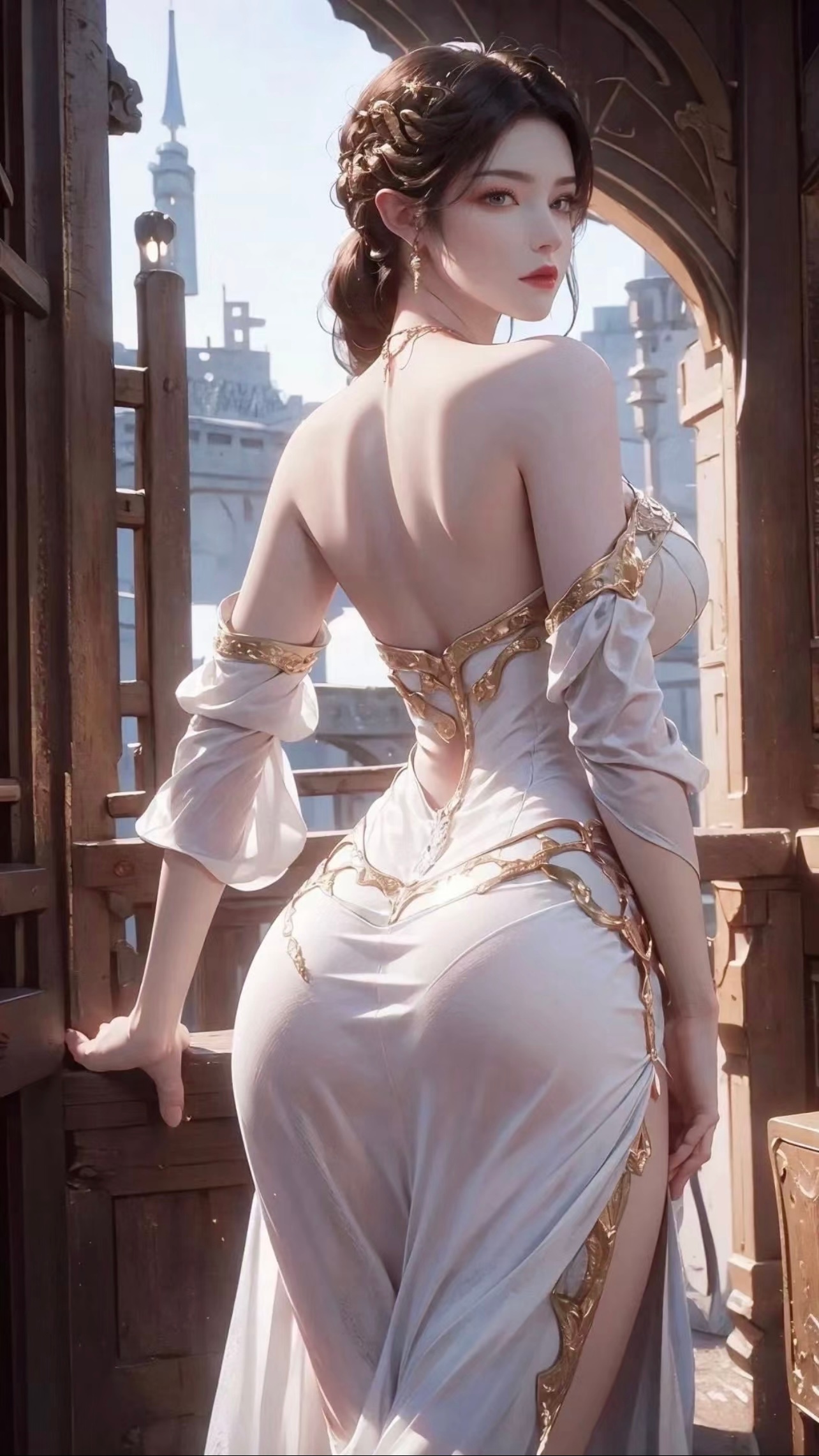 高贵典雅风美杜莎女王彩鳞斗破苍穹高清壁纸分享