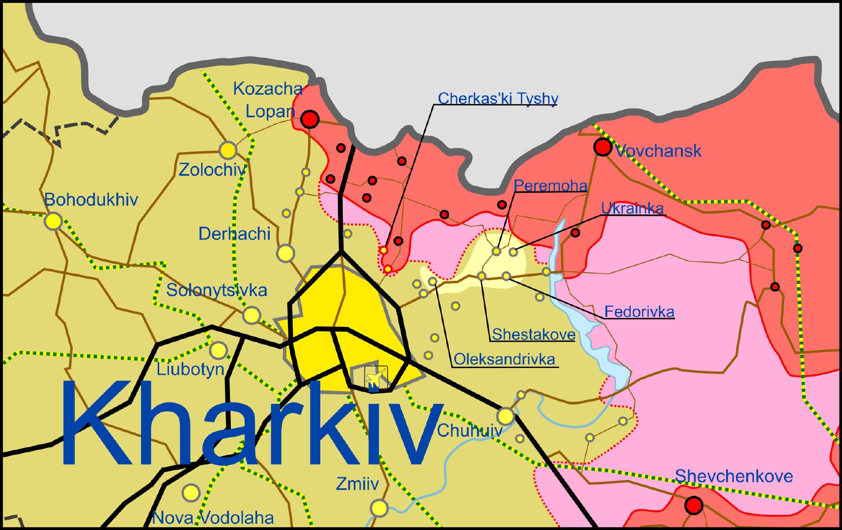 乌军声称在哈尔科夫东北部的进攻取得进展