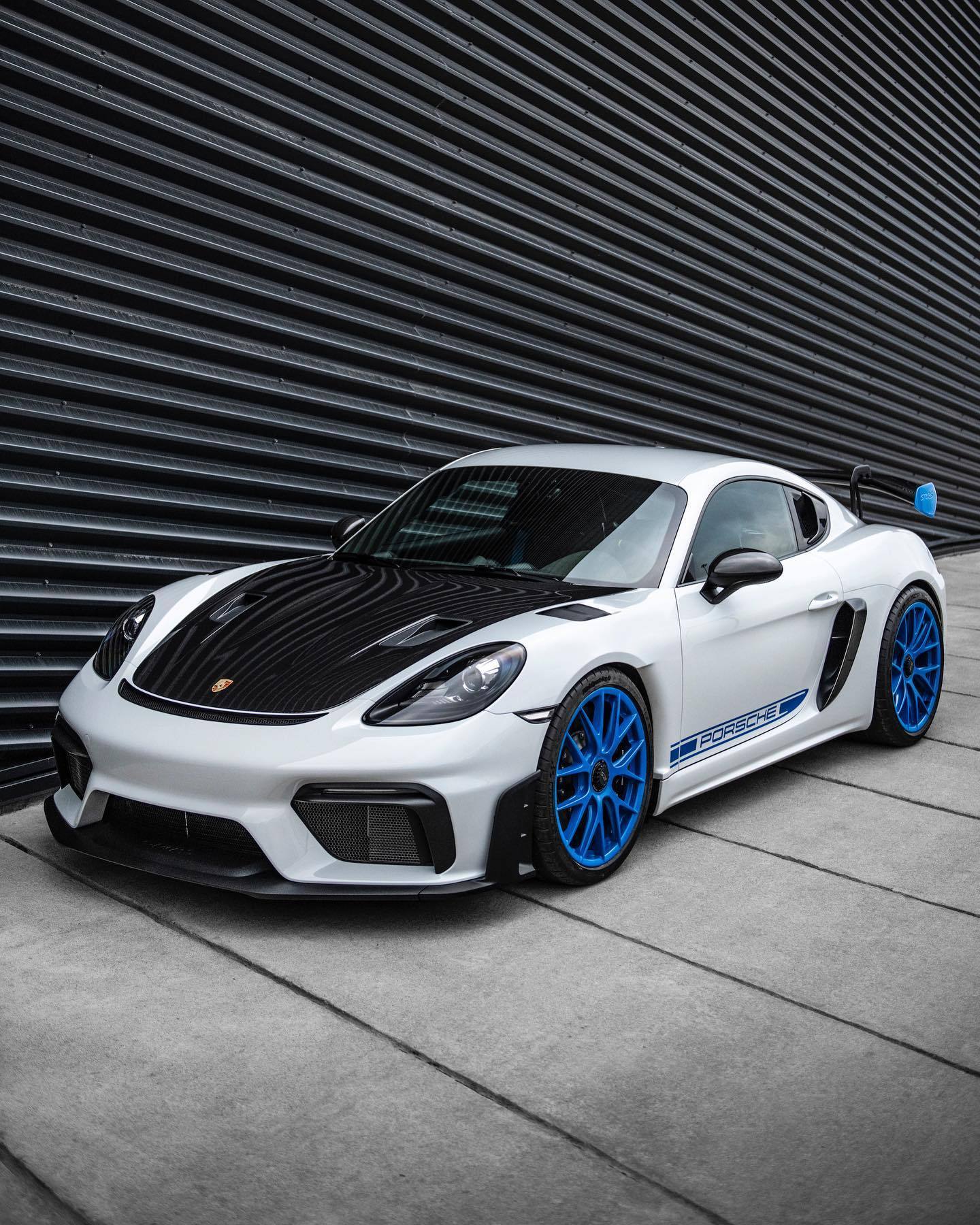 保时捷718 cayman gt4 rs carrara white metallic配色77cxx