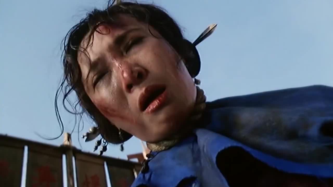 方世玉力战红花会一边保护母亲一边奋力对敌