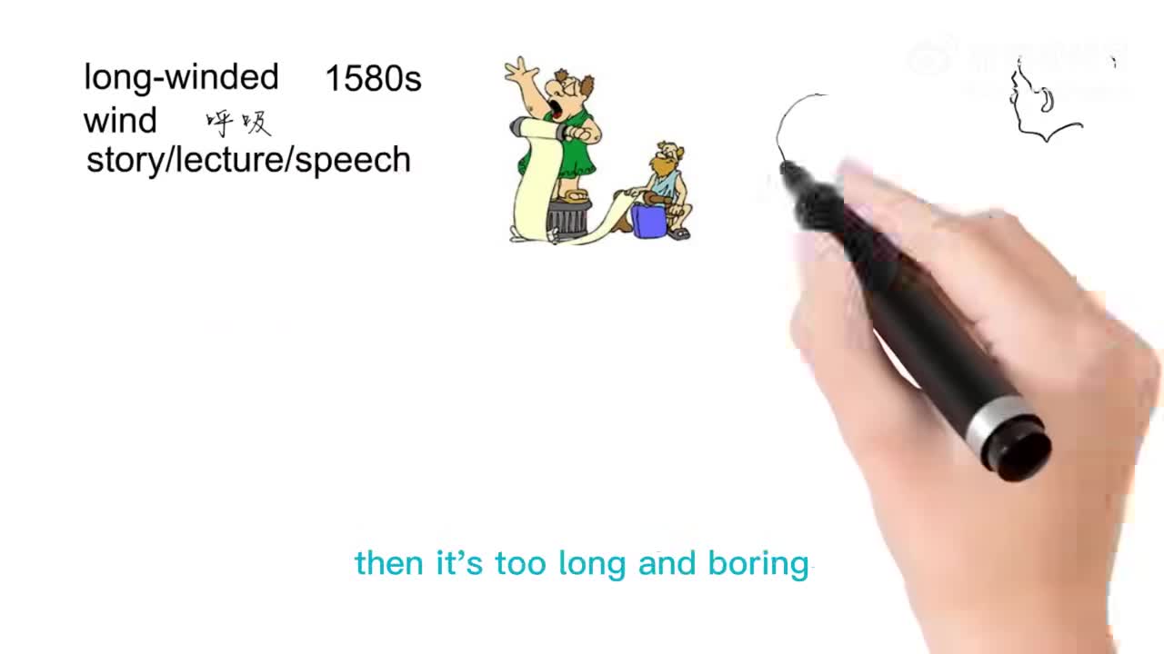 Longated Language 英语思维解密,为什么long-winded表示长篇大论,轻松学英语_新浪新闻