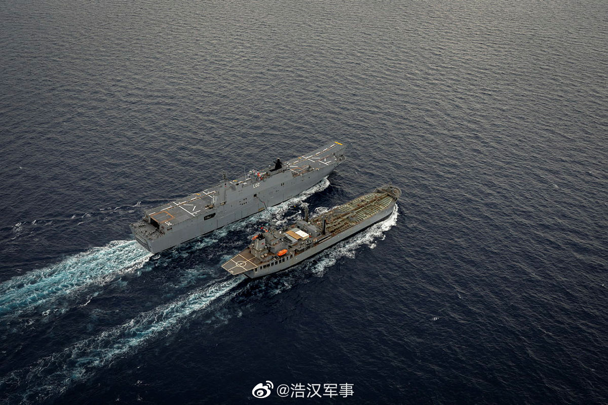 澳大利亚海军堪培拉号两栖攻击舰继续在某海域演习_高清图集_新浪网