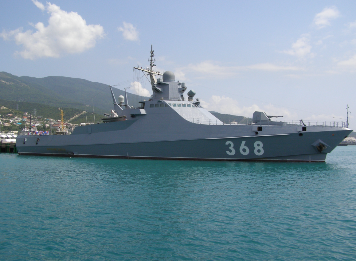 火力堪比3000吨级护卫舰,俄新式巡逻舰出海,排水量1800吨!