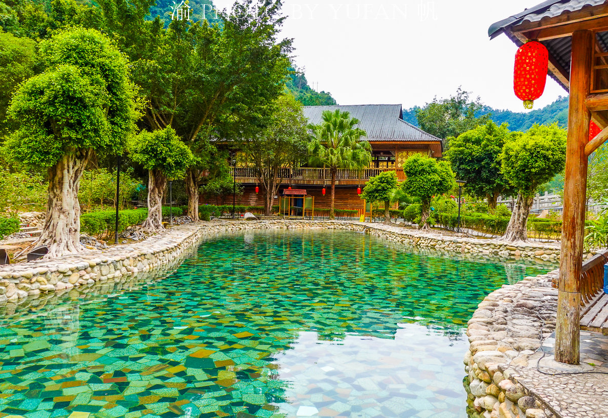 广东第一峰温泉,岭南海拔最高的温泉,负离子含量也是广东之冠