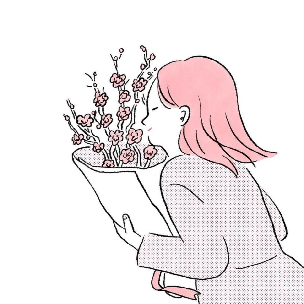 日本插画师 lisa sato 简约风绘画作品