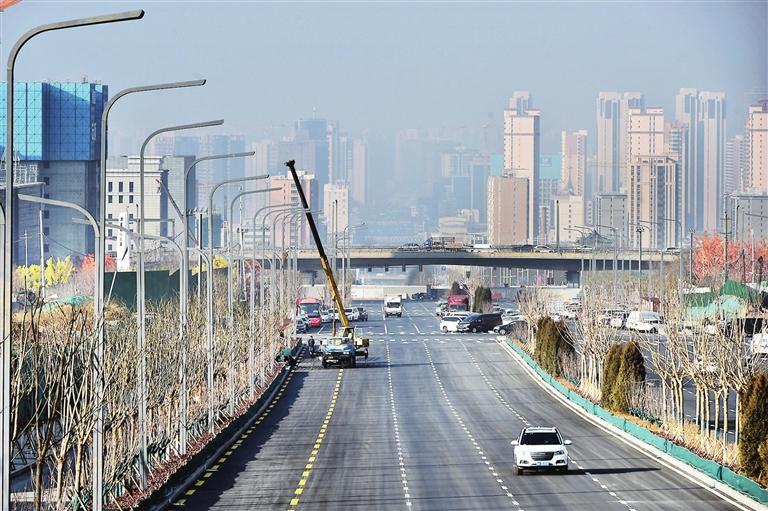 南内环街东延道路具备通车条件