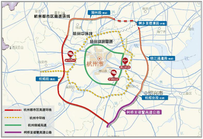 杭州二绕最新进展:柯诸高速项目获核准|杭州|诸暨|高速公路_新浪新闻