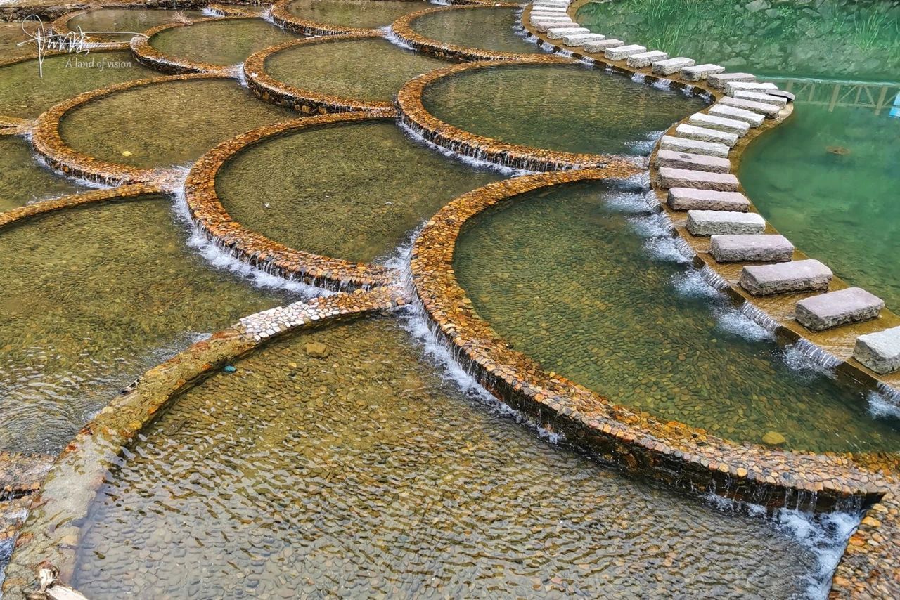 路过临海这个的小山村意外发现这么一处鱼鳞坝太美了