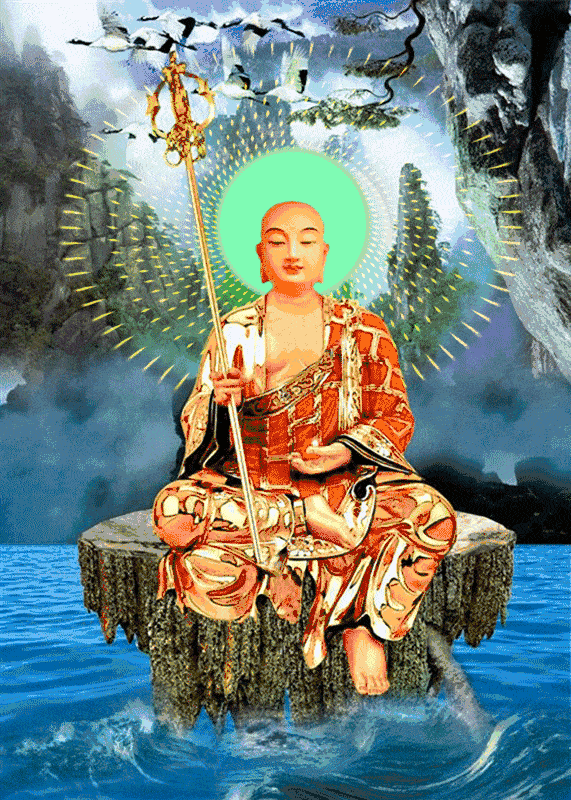 转赞 礼敬 南无大愿地藏王菩萨,好运不断,去除霉运,成就大愿