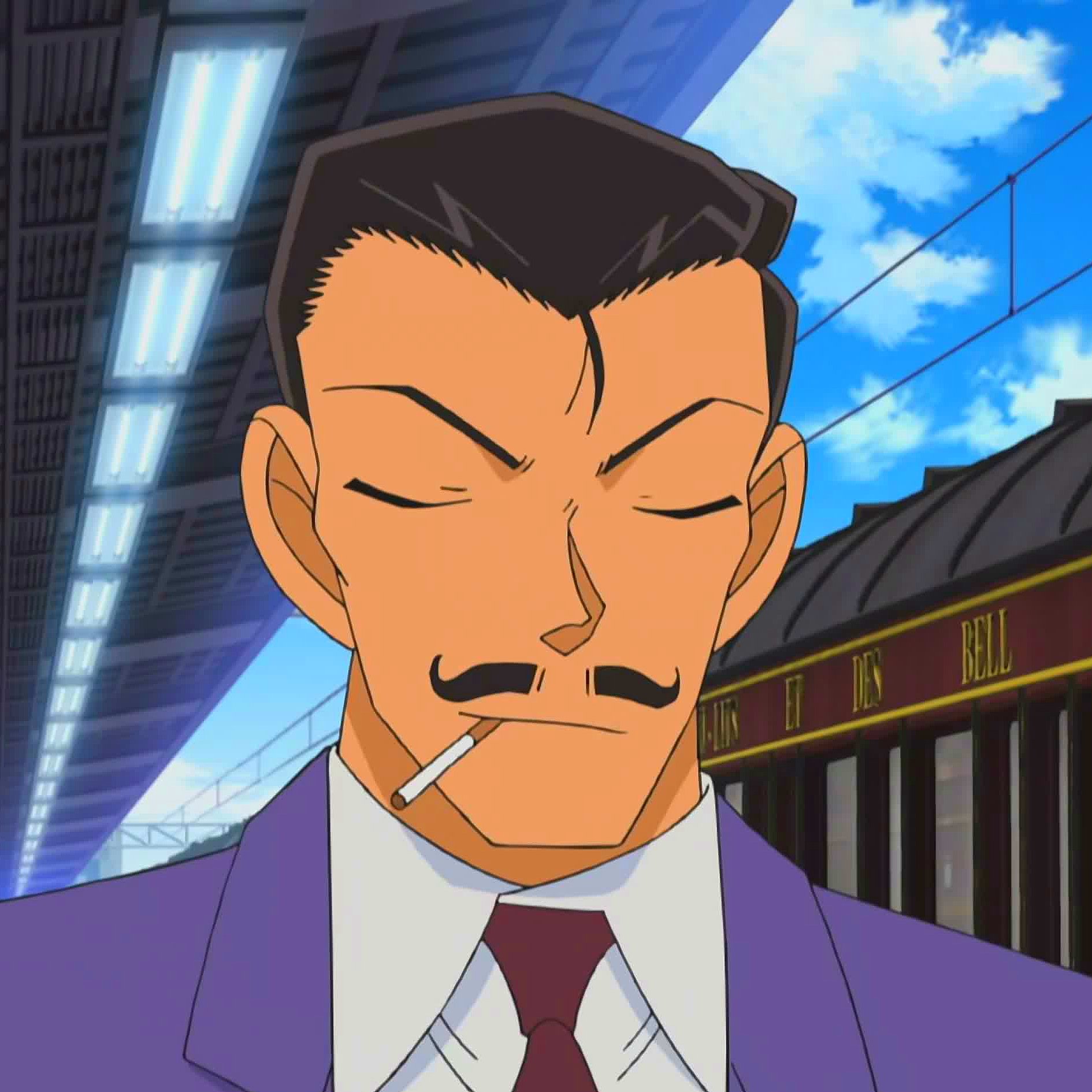 毛利小五郎 自截头像