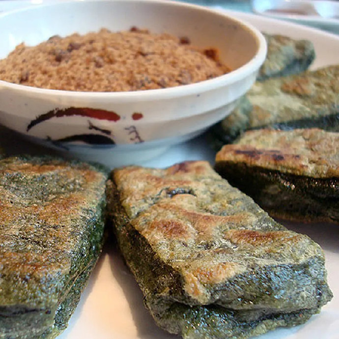 宁波糯唧唧美食麻糍