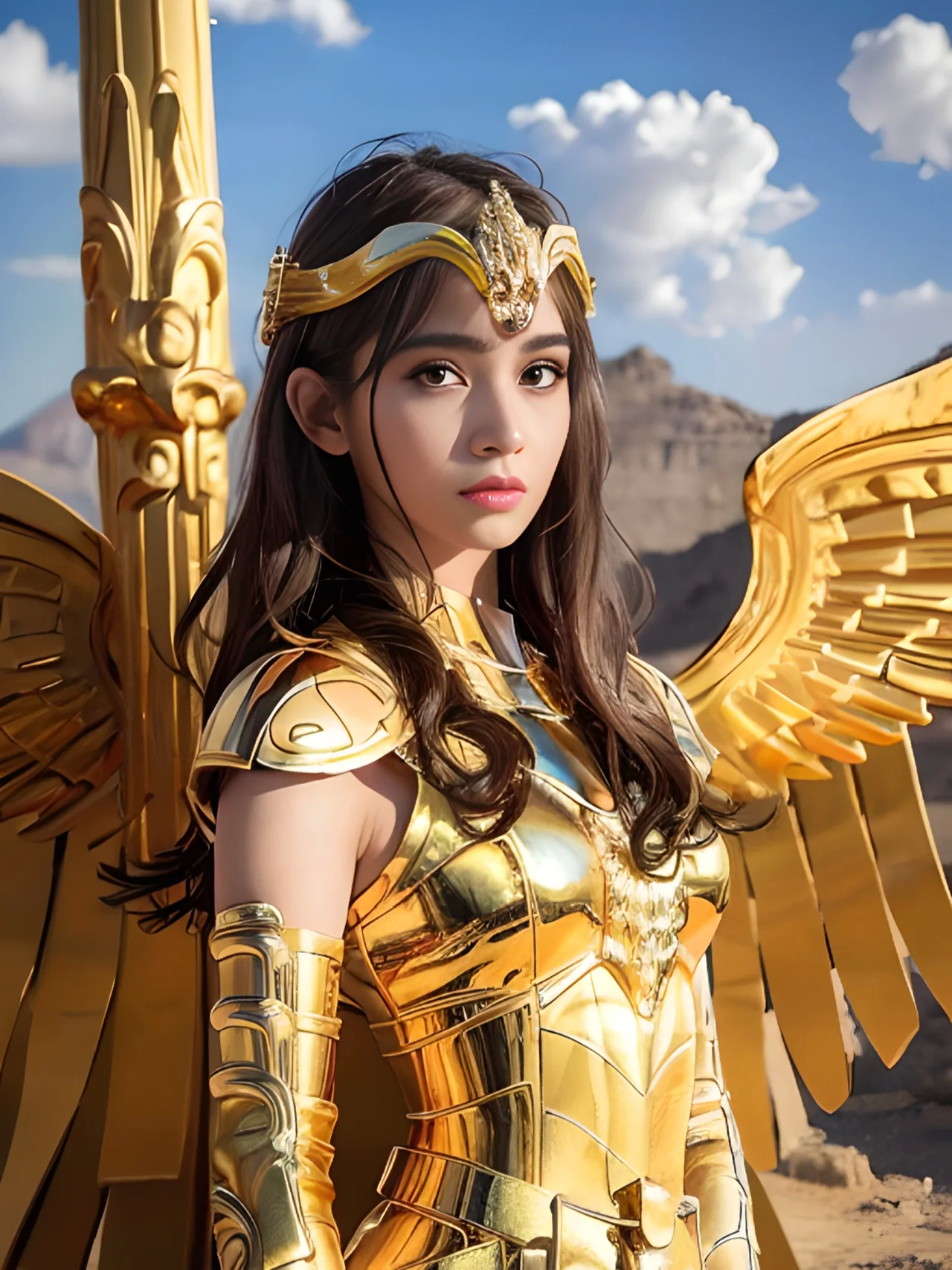 当大艾变成美女,这样的ai女性化射手座黄金圣斗士你还喜欢吗?