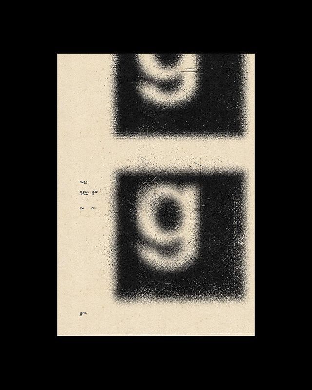 来自设计师 Brad Mead 每日海报排版练习，灵感匮乏的时候看一下