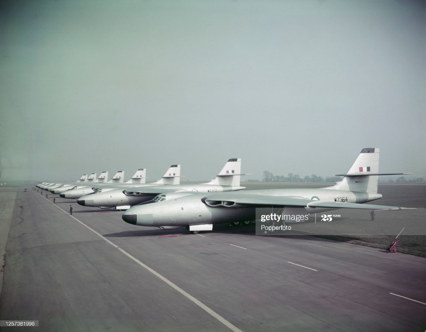 英国空军第207中队的勇士轰炸机;1956年4月,在此期间_高清图集_新浪网