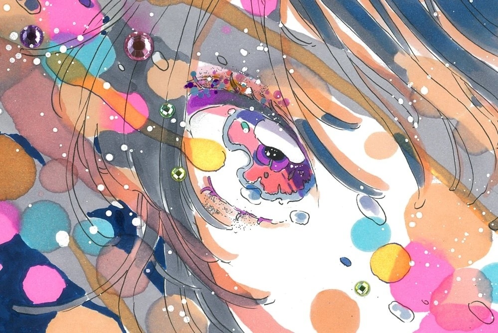 色彩意识流来自插画师cyon