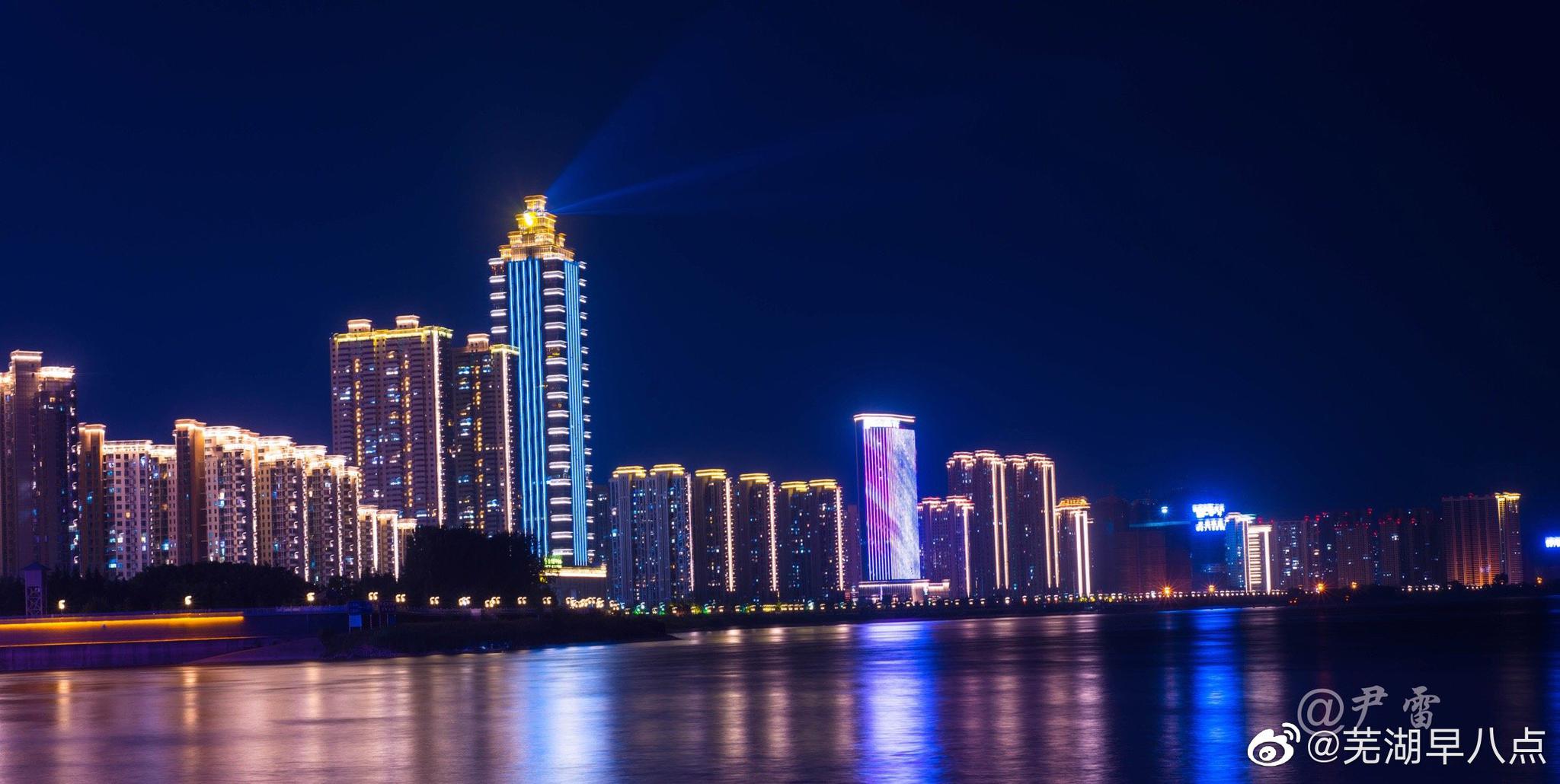夜景拍摄之滨江公园