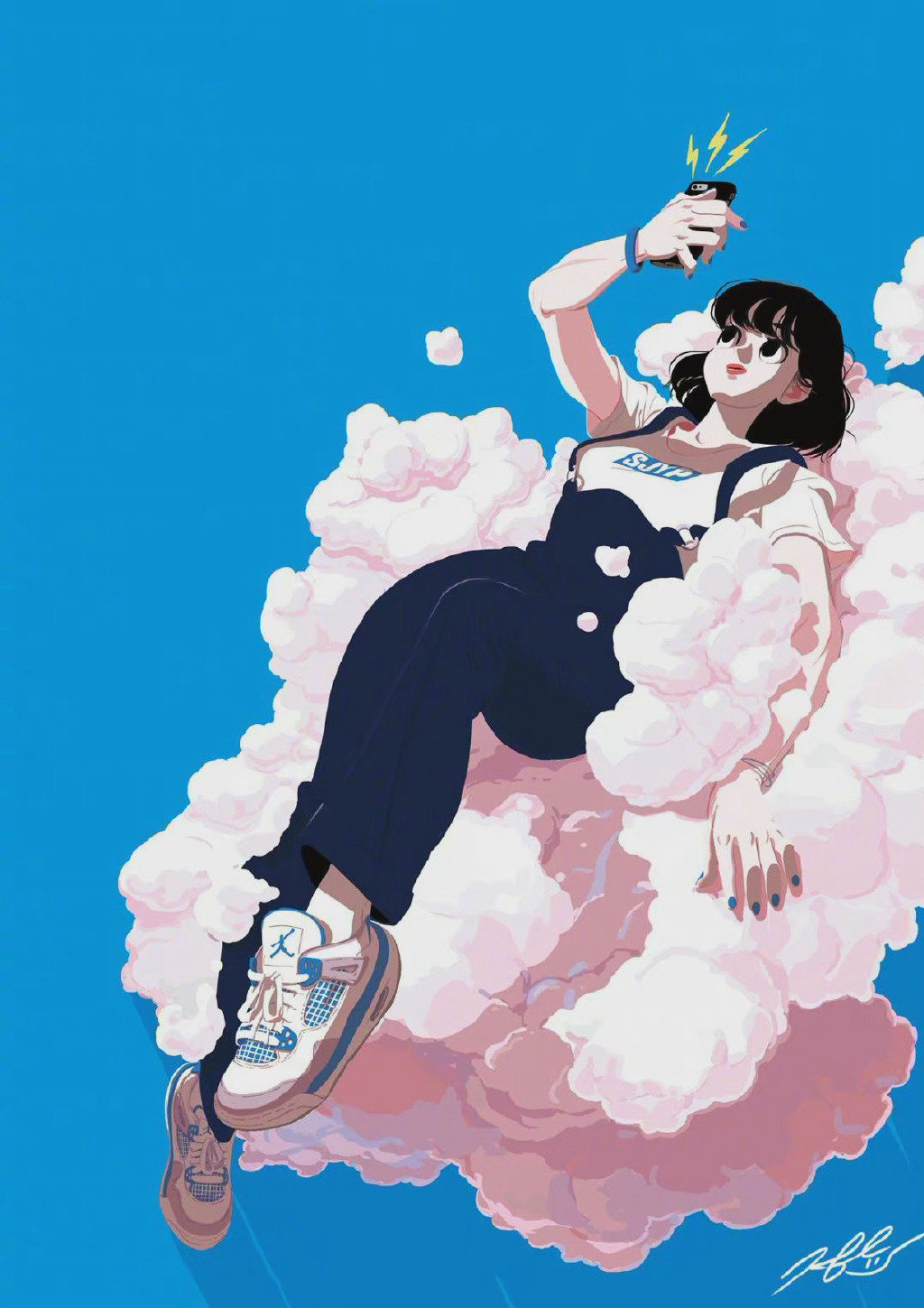 韩国插画师 kim jungyoun 青春人物插画……_高清图集_新浪网