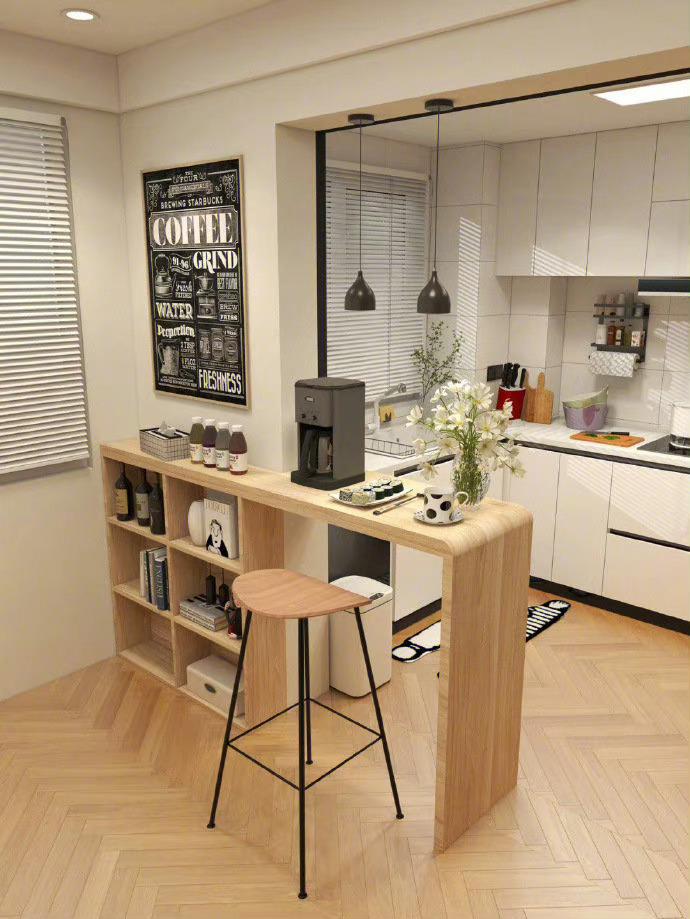 开放式厨房 吧台设计让生活充满仪式感!_高清图集_新浪网