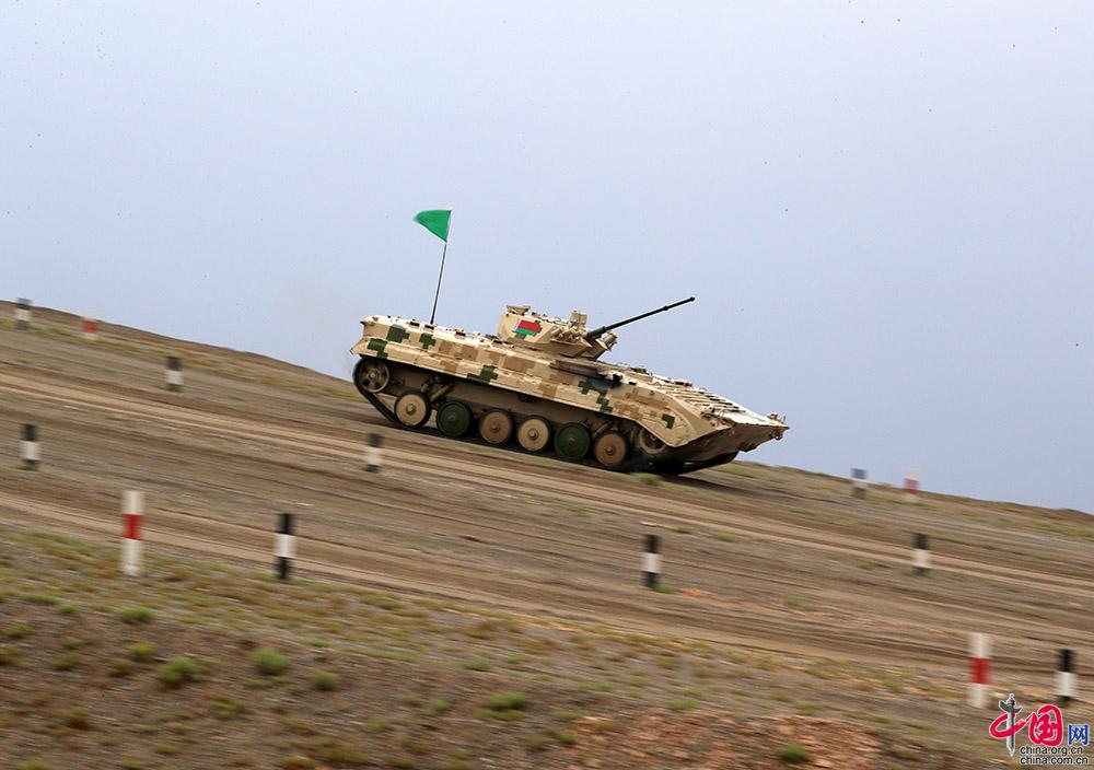 国际军事比赛2021苏沃洛夫突击项目单车赛收官图