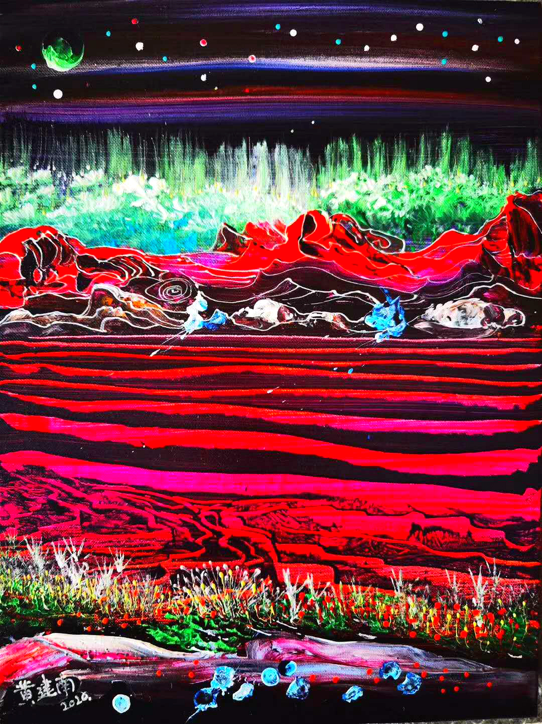 中国艺术家黄建南,被美国评论家称为大师后,再成国际艺术节热点