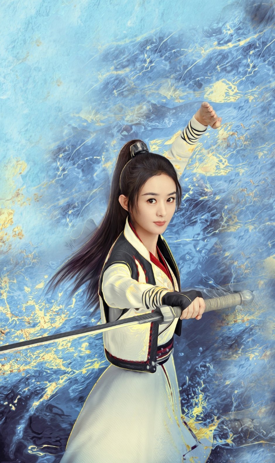 赵丽颖周翡 可甜可盐的女侠周翡_高清图集_新浪网