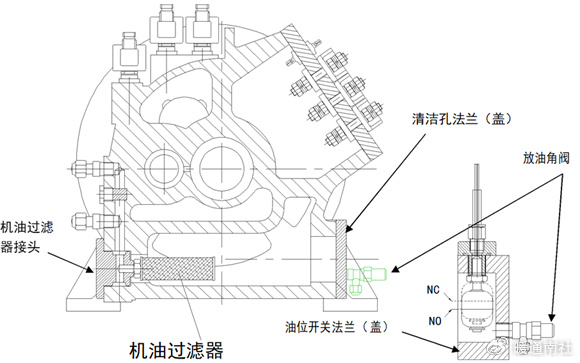 阀抽进压缩机,达到标准加油量后,将放油阀关闭,继续抽真空至标准要求