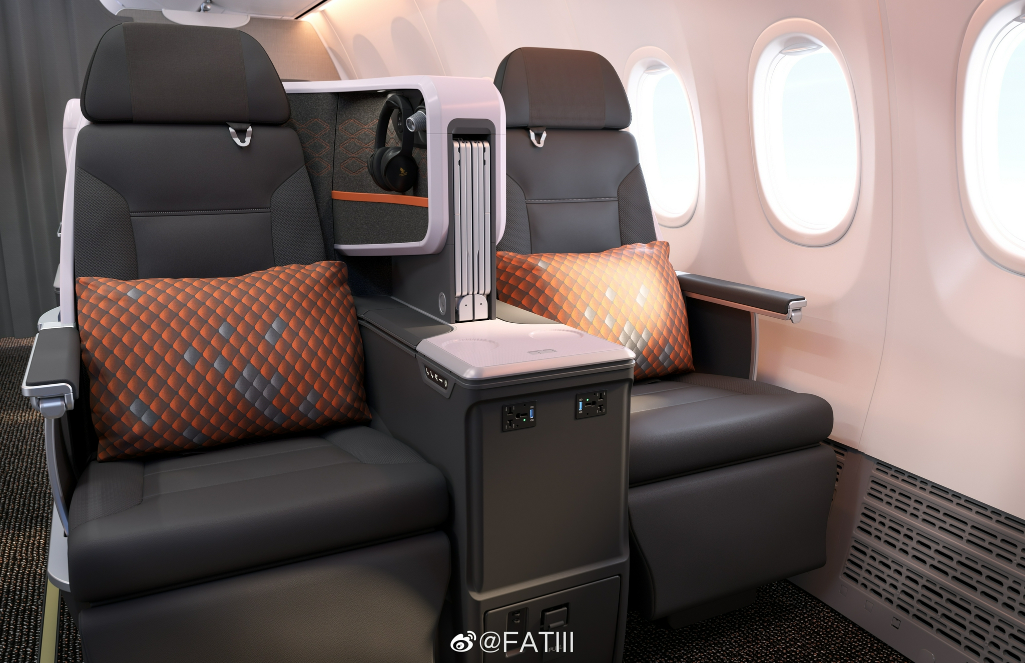 新航737max商务舱亮相