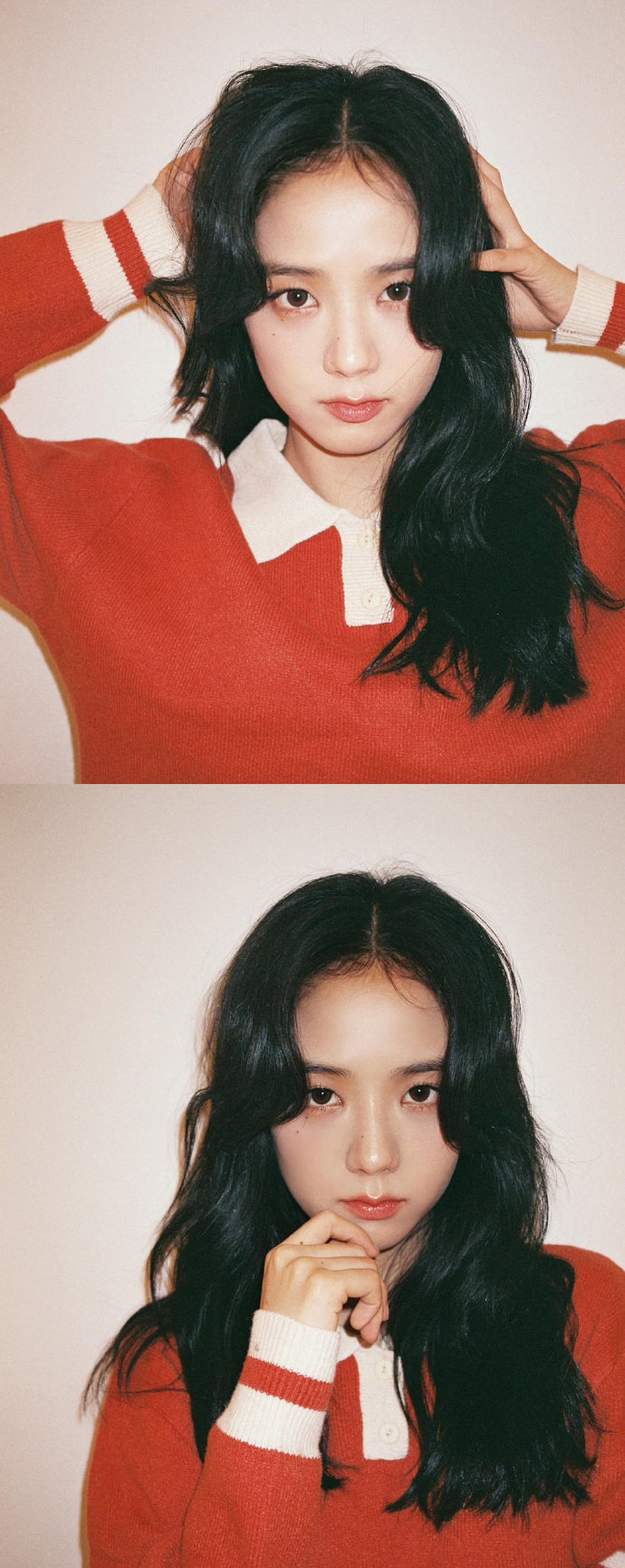 金智秀jisoo 与红色的适配度__财经头条
