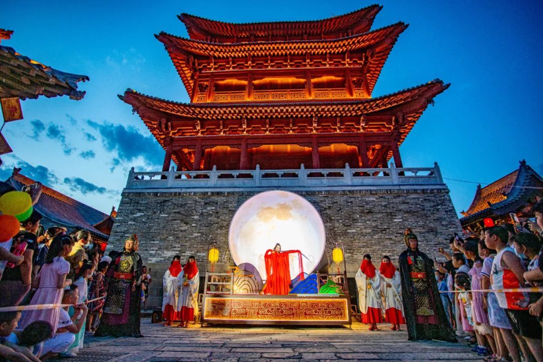 貂蝉拜月04diaochan, please come to the moon地点:忻州古城明月楼