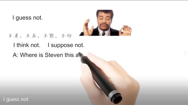 英语思维角度强化表述力 I Guess Not我想大概不是吧 英语学习