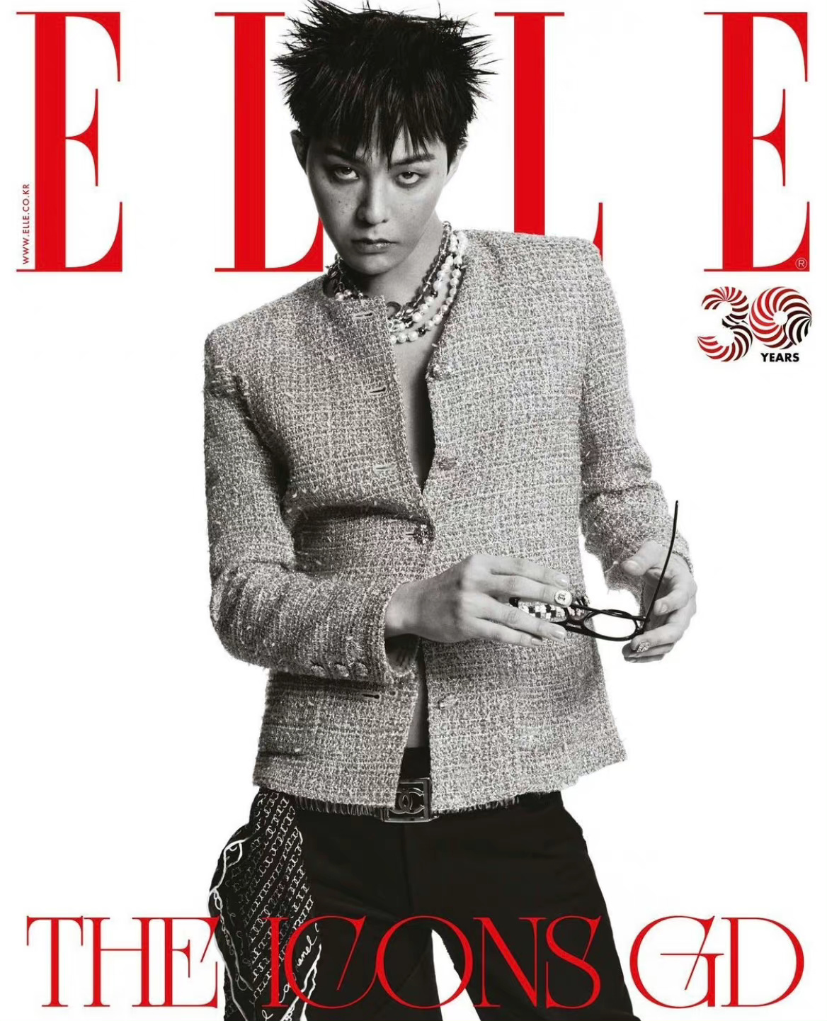 elle 韩版11月刊封面 「权志龙 金高银 朴叙俊 李晟京 jennie