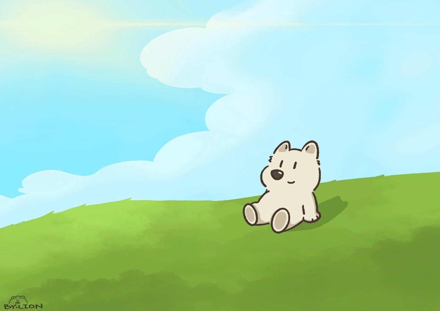 绿色系ipad电脑壁纸好喜欢