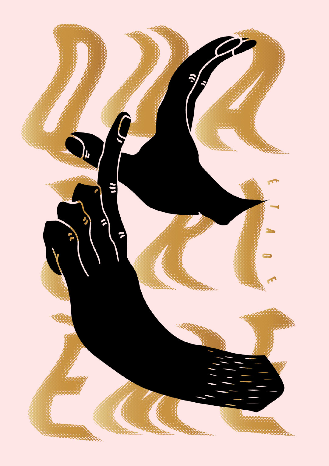 "手元素"海报设计 / 法国 quatrième tage 设计工作室