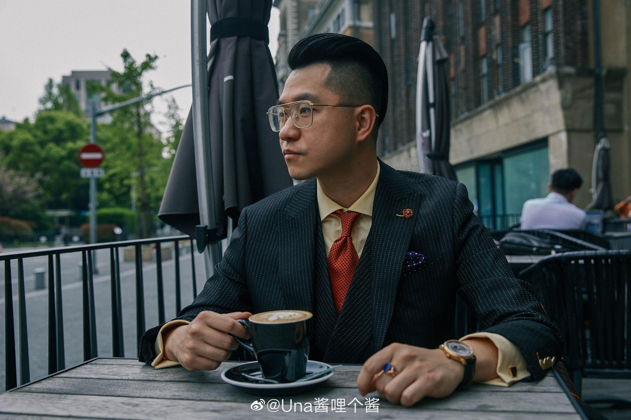 高级定制西装(绅装)老上海风格街拍