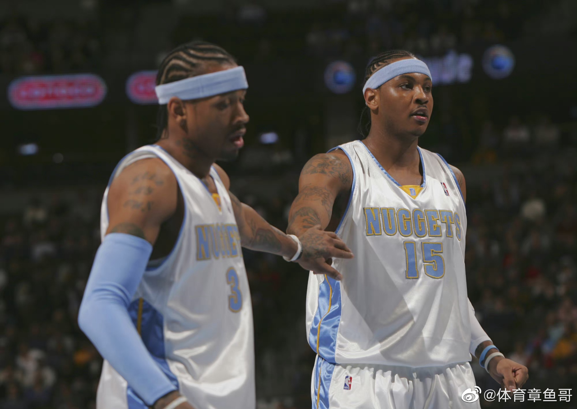 艾弗森&甜瓜:脏辫回忆杀,秒回掘金双子星……__财经头条