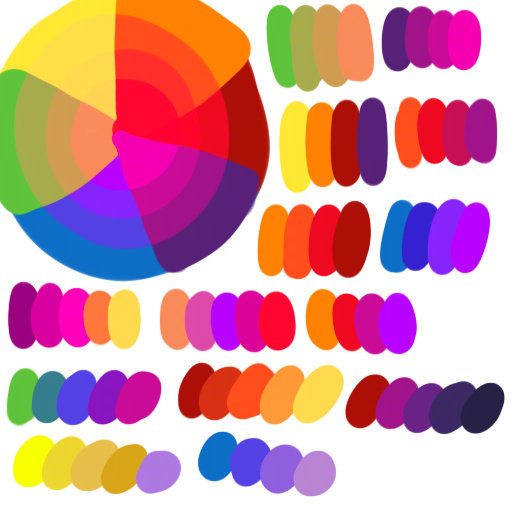 彩虹色系列配色参考,收藏需转!