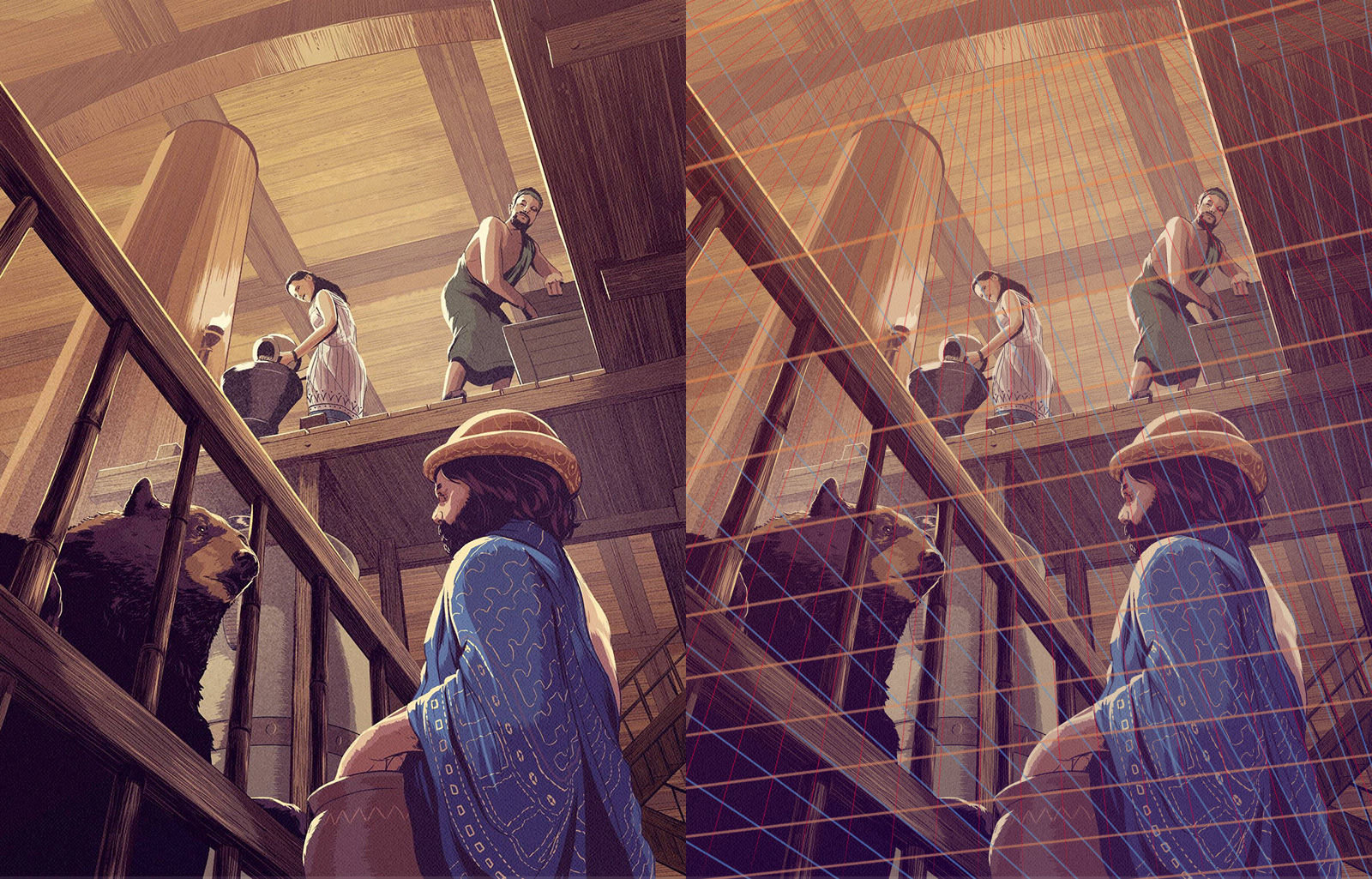 顶级插画师的透视图技巧_高清图集_新浪网