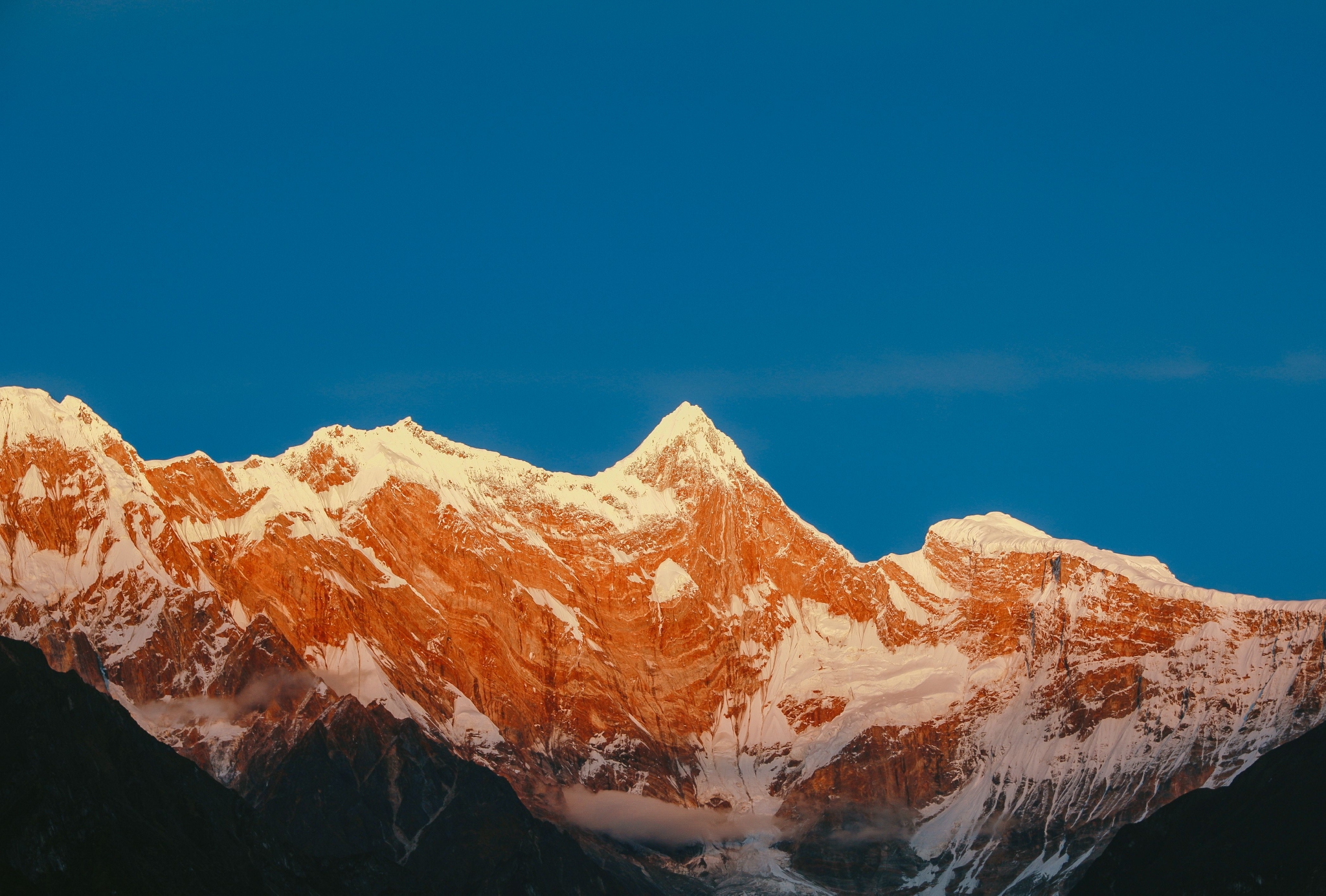 当日照金山出现时幸运便有了颜色