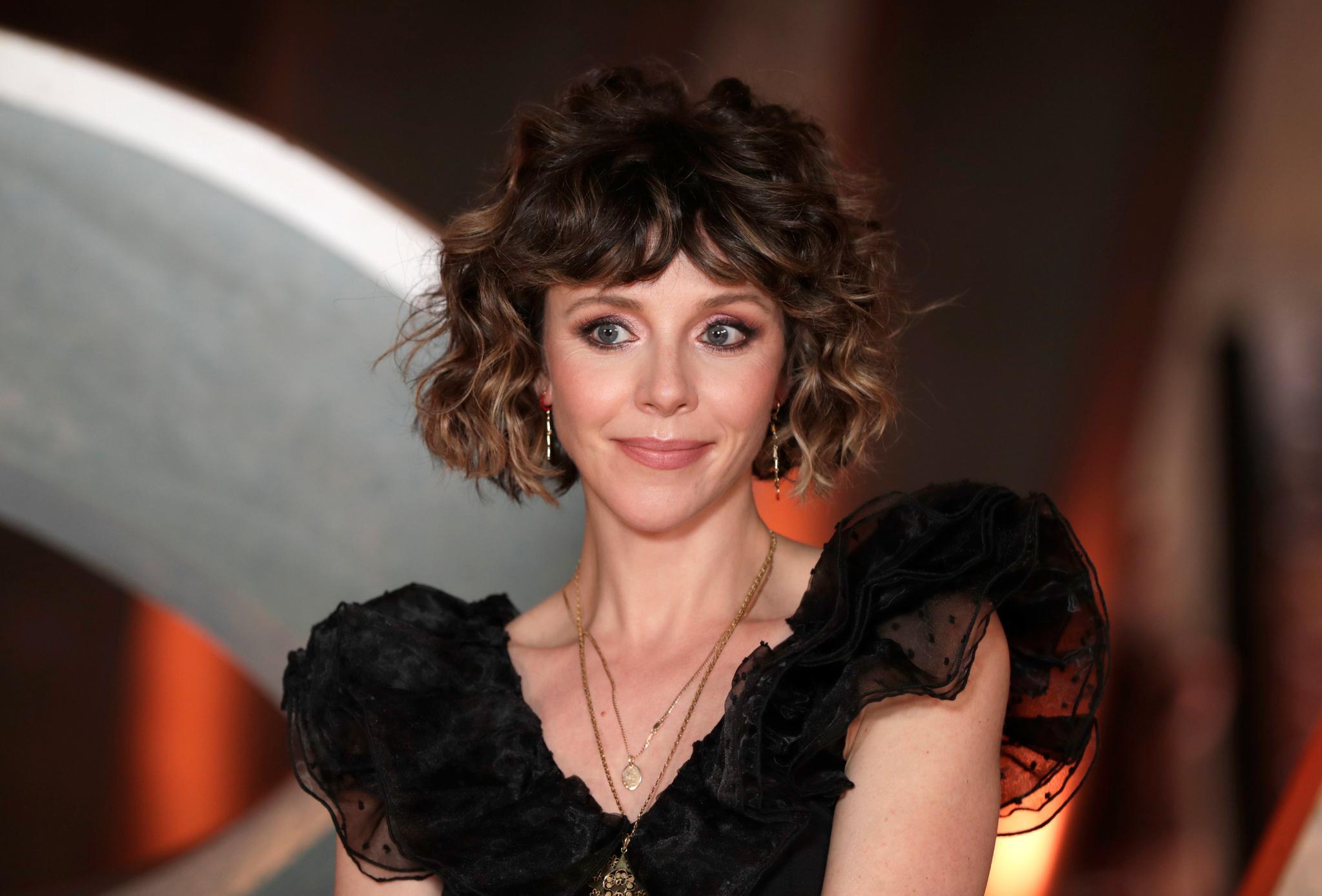 伦敦首映会现场 抖森&索菲娅·迪·马蒂诺(女洛基)