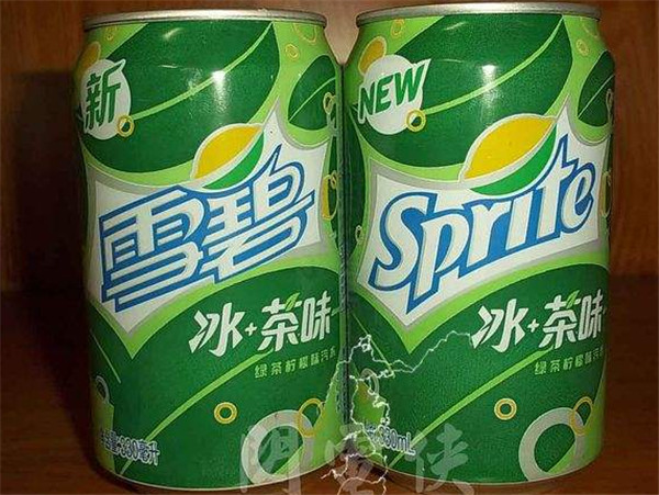 雪碧曾经就出了这款生姜味的雪碧,而且是非常实在的,生姜的味道特别