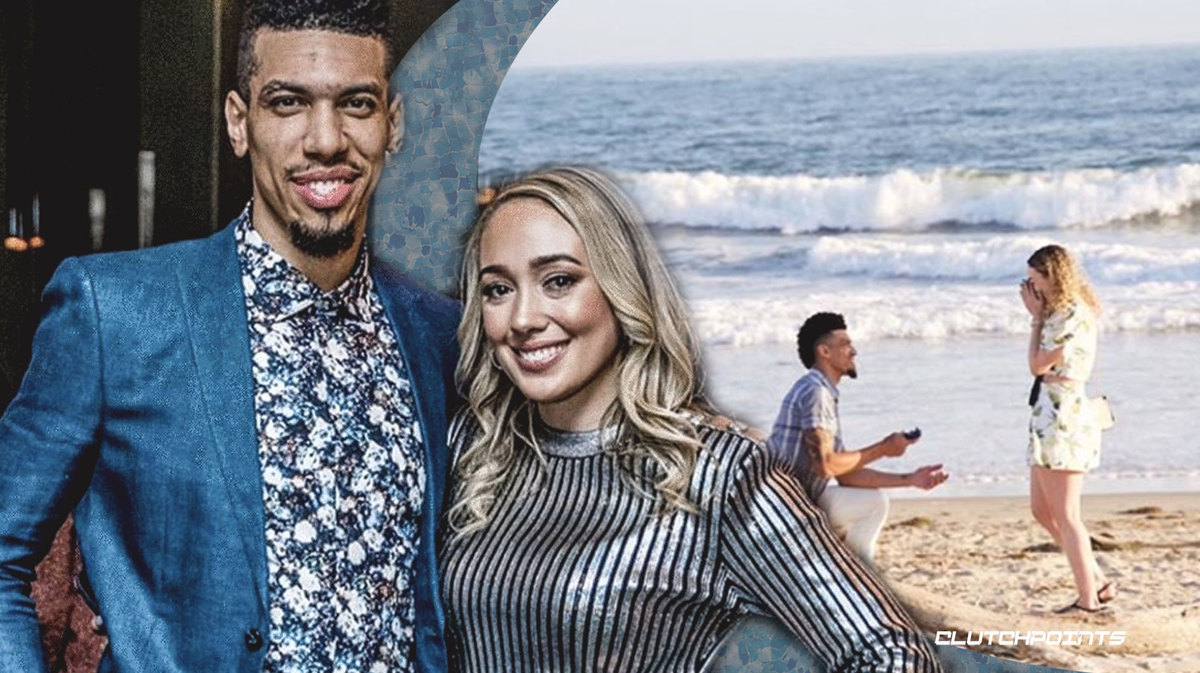 丹尼·格林向他的交往五年的女友求婚成功,抱得美人归_高清图集_新浪